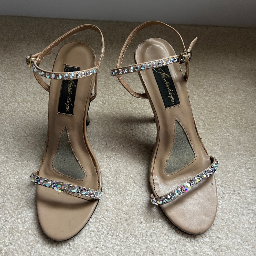 Johnathan Kayne Savannah heels women 8 pageant prom shoe